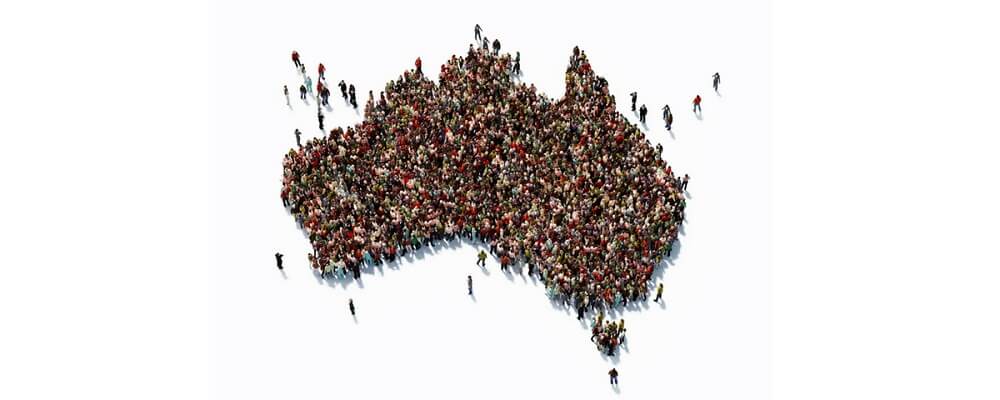عدد سكان استراليا