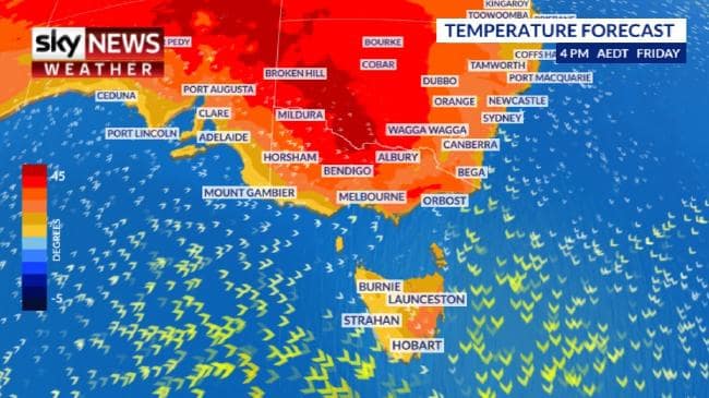 الطقس في استراليا على مدار السنة