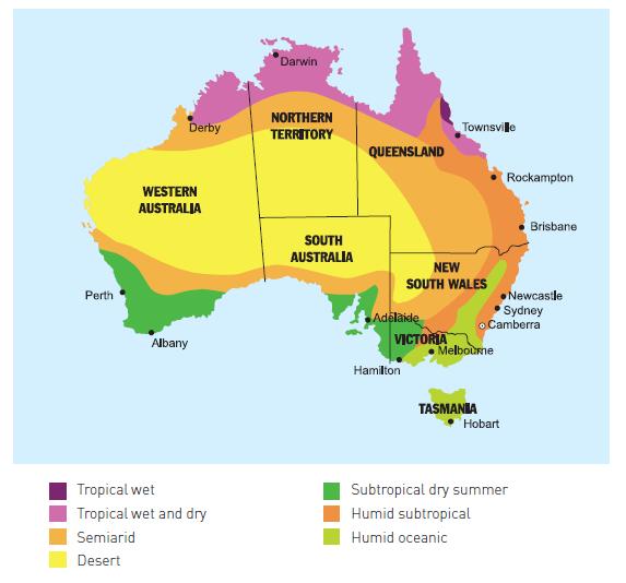 مناخ استراليا