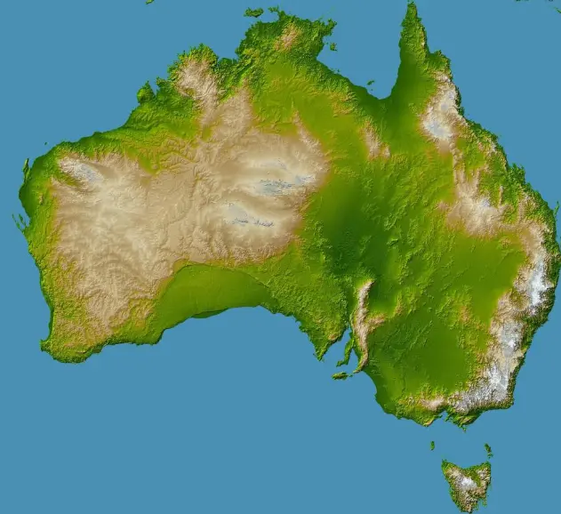 مساحة استراليا