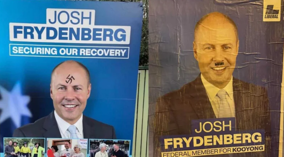 أستراليا صليب معقوف ورموز نازية على لافتات الحملة الانتخابية.. ووعود بعقاب شديد للفاعلين