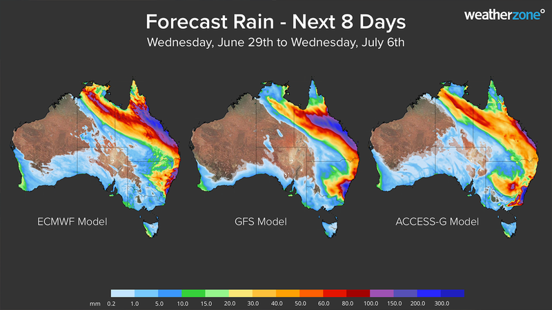أستراليا معرّضة لأمطار لمدة ثمانية أيام.. وفيضانات محتملة عبر ولايتين