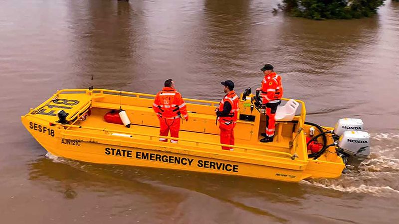 خدمات الطوارئ SES تسجل أكثر الأعوام ازدحاماً على الإطلاق وسط كوارث الفيضانات المستمرة